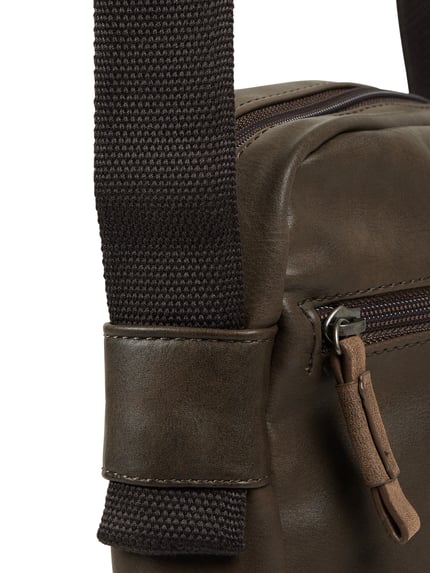 camel active Umhängetasche in Leder-Optik Mittelbraun 3
