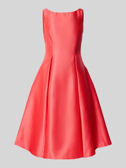 Adrianna Papell Cocktailkleid mit gelegten Falten Pink 2