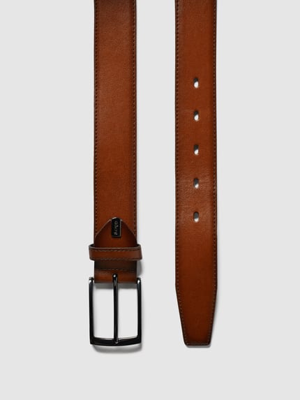 LLOYD Men's Belts Ledergürtel mit Dornschließe Cognac 4