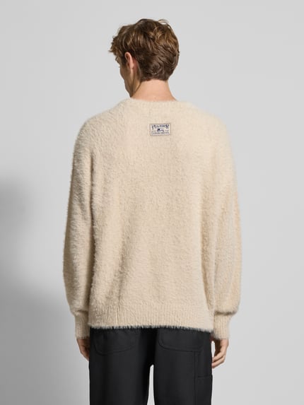 PEGADOR Strickpullover mit Rundhalsausschnitt Modell 'Vernen' Ecru 5