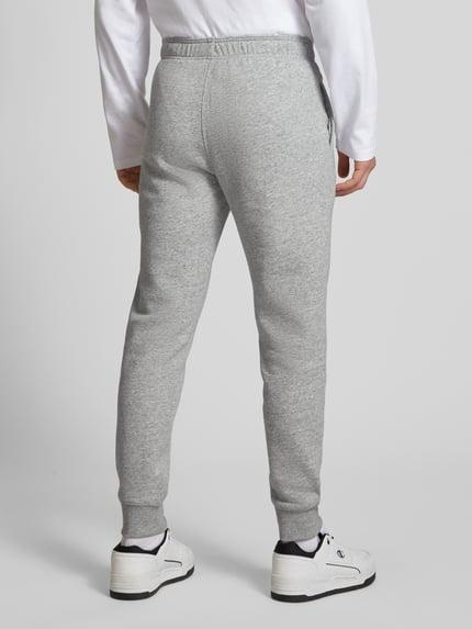 Champion Regular fit sweatpants met logostitching Middengrijs gemêleerd - 5