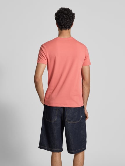 Pepe Jeans Slim Fit T-Shirt aus Baumwoll-Mix Modell 'ORIGINAL BASIC 3N' Koralle 5