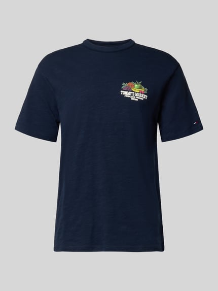Tommy Jeans Relaxed Fit T-Shirt aus reiner Baumwolle Marine 2