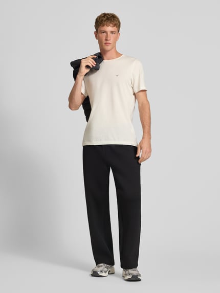 JACK & JONES Regular Fit Sweatpants aus Material-Mix Modell 'BILL LEGACY' Black 1