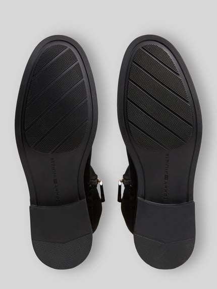 Tommy Hilfiger Stiefel aus echtem Leder mit Logo-Stitching Black 3