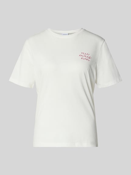 T-Shirt aus Baumwolle Modell 'SYBILLA' Shop The Look MANNEQUINE
