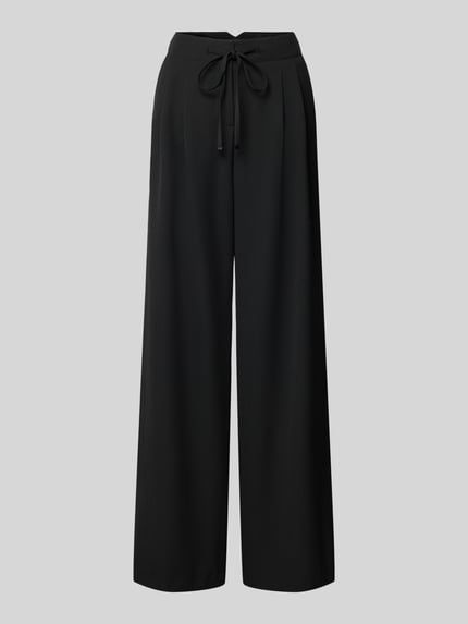 Luisa Cerano Stoffhose mit Tunnelzug Black 2