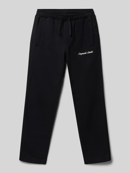 JACK & JONES Sweatpants mit Eingrifftaschen Modell 'KANE' Black 1