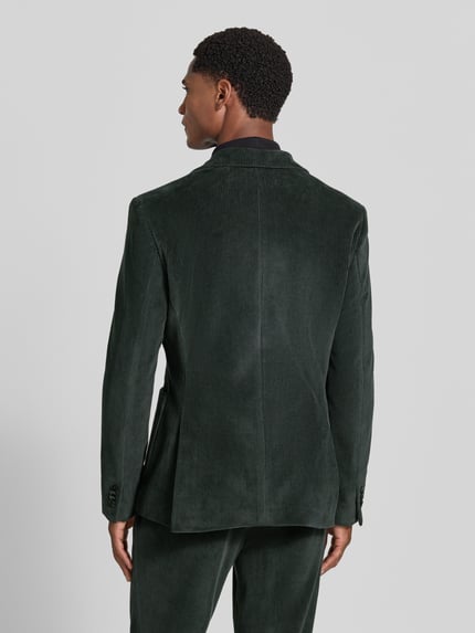 Zuitable Slim fit colbert van katoenmix in corduroy look model 'Nick' Flessengroen - 5