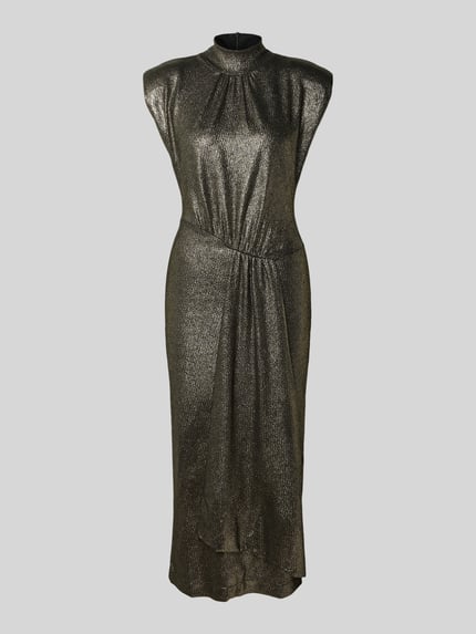 Essentiel Antwerp Körpernahes Abendkleid aus Lurex Modell 'IQUARIUS' Silber 2