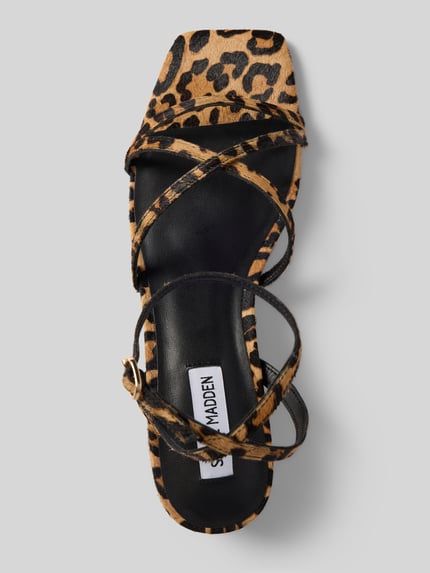 Steve Madden Sandalen met doornsluiting, model 'GABBY' Cognac - 3
