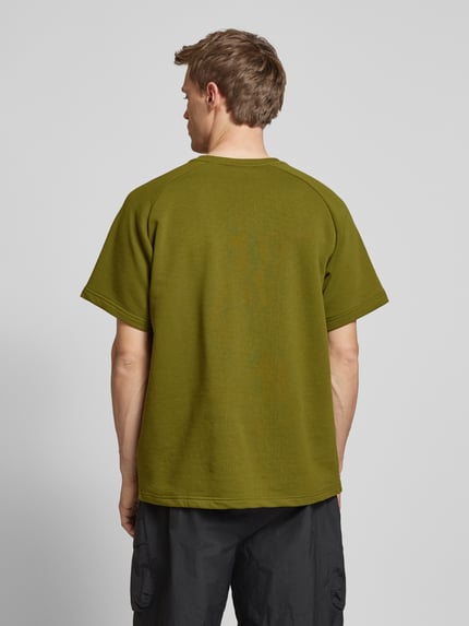 The North Face T-shirt met borstzak, model 'TERRY' Olijfgroen - 5