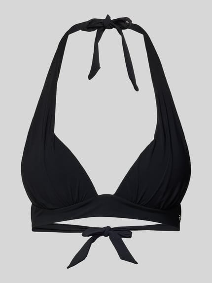 Top bikini z detalem z logo Shop The Look MANNEQUINE