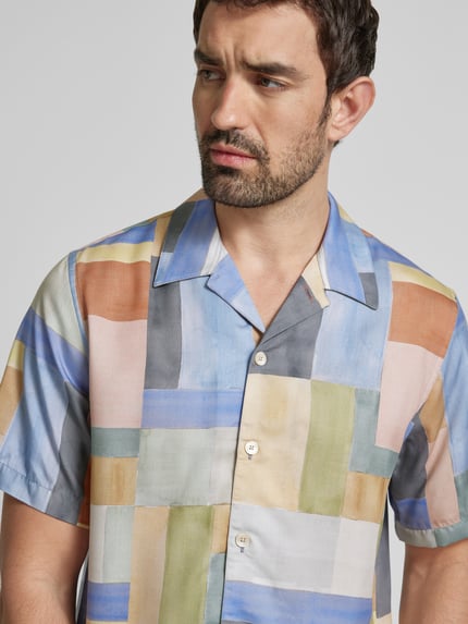 Paul Smith Freizeithemd mit Knopfleiste Multi Stylebop 3