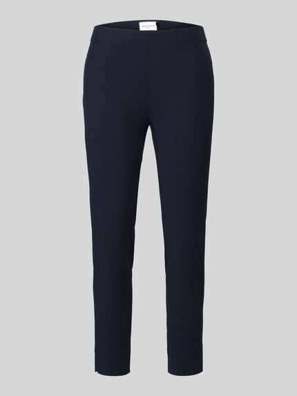 SEDUCTIVE Regular fit smalle broek met wol model 'SABRINA' Marineblauw - 2