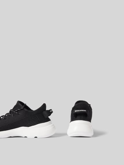Dsquared2 Sneakersy z nadrukiem z napisem Czarny 3