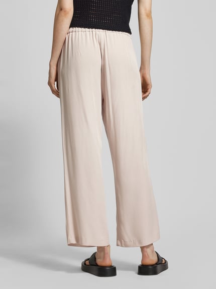 MAC Flared Stoffhose in verkürzter Passform Modell 'CHIARA' Sand 5