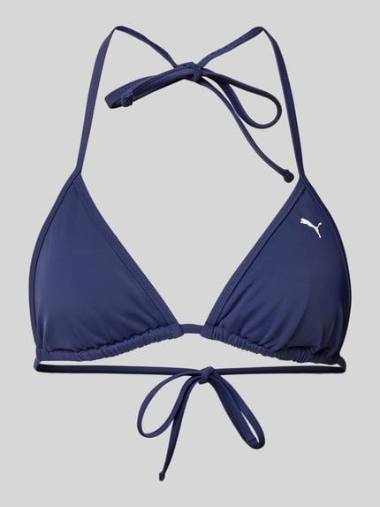 PUMA Bikinitop met logoprint Marineblauw - 1