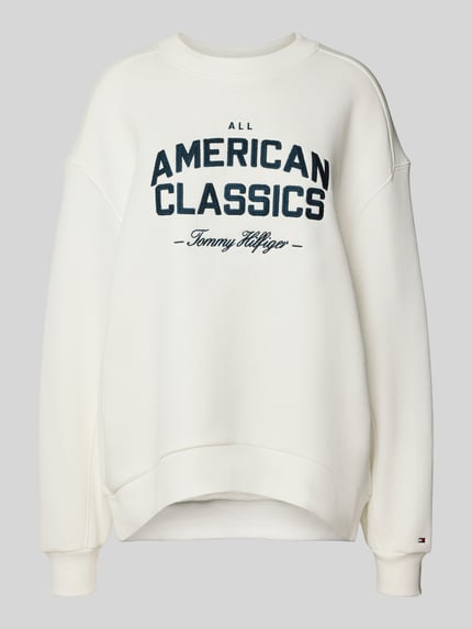 Relaxed Fit Terry-Sweatshirt aus Baumwollmix Shop The Look MANNEQUINE