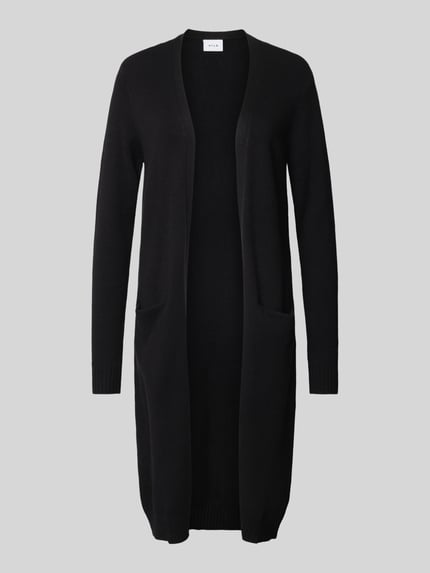 VILA Strickjacke mit Eingrifftaschen Modell 'VIRIL' Black 2