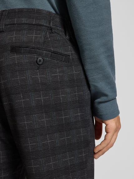 Christian Berg Men Slim Fit Hose mit Gesäßtaschen Mittelgrau 3