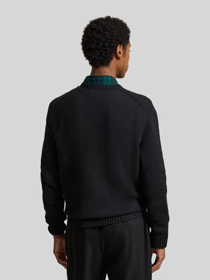 Polo Ralph Lauren Pullover mit Bären-Intarsie Black 5