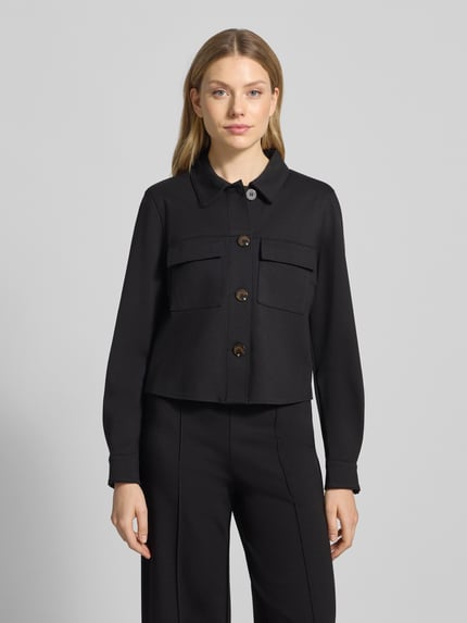 Christian Berg Woman Selection Blazer met platte kraag Zwart - 4