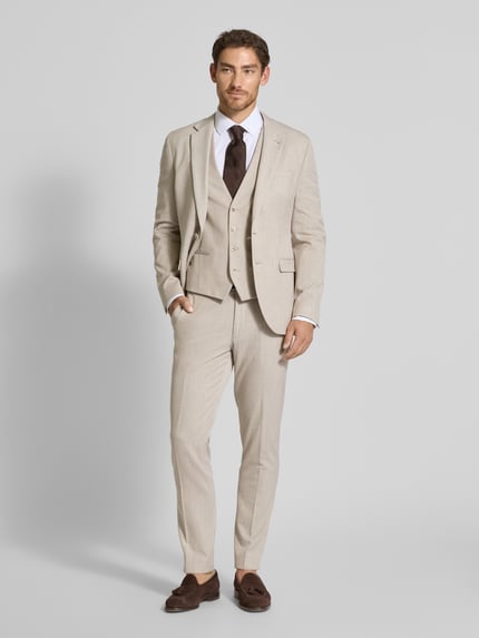 MCNEAL Pantalon met structuurmotief Beige - 1