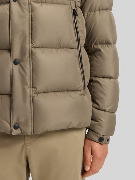BOSS Orange Regular Fit Steppjacke aus wasserabweisendem Material Modell 'OMARIS' Taupe 6