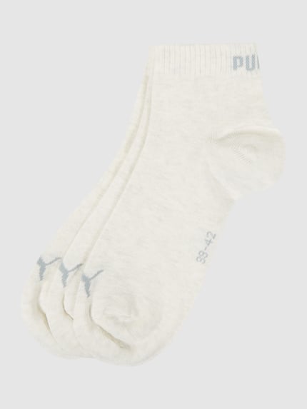 PUMA Damskie skarpety do sneakersów w zestawie 3 szt. Beżowy melanż 1