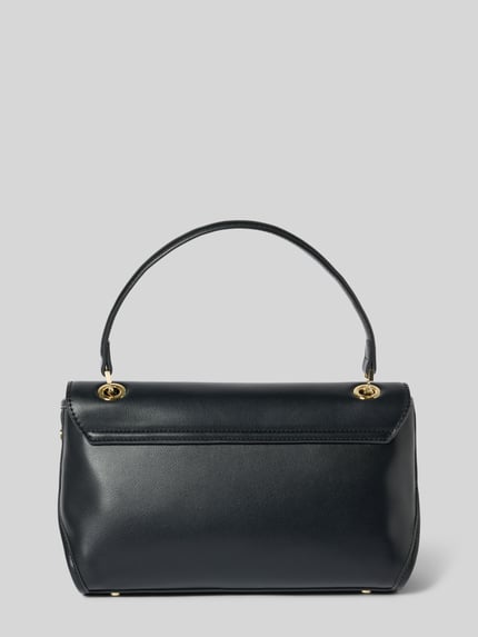 Valentino Bags Handtas in handtassenlook met labeldetail model 'NOX' Zwart - 3