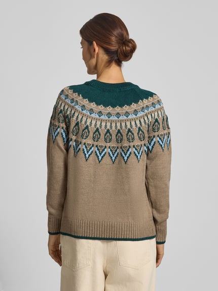 Dale of Norway Norwegerpullover aus Wolle Modell 'SULA' Camel 5
