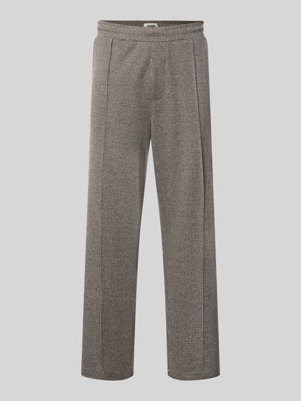 Spodnie materiałowe o kroju straight fit z mieszanki bawełny Shop The Look MANNEQUINE
