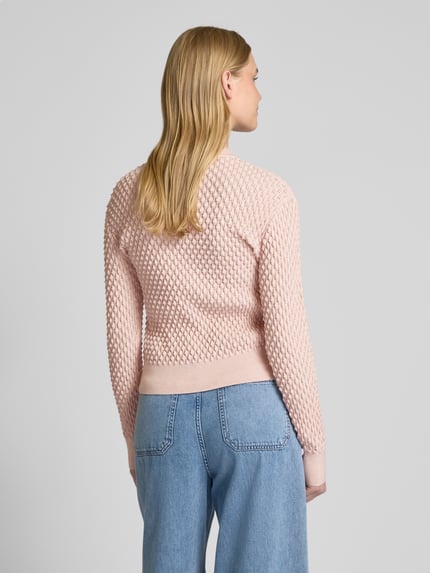 Apricot Sweter z dzianiny z okrągłym dekoltem Różowawy 5