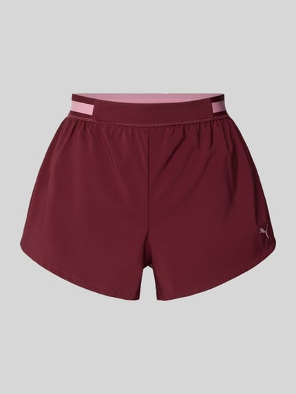 PUMA Shorts mit elastischem Bund Bordeaux 2
