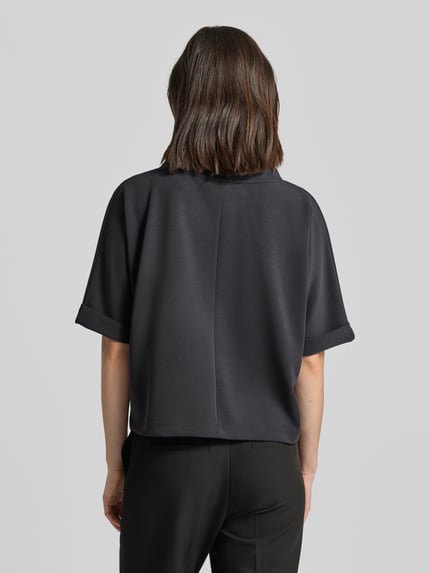 someday. T-Shirt mit V-Ausschnitt Modell 'Uvery' Graphit 5