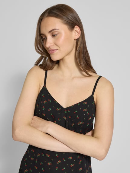 REVIEW Mini-jurk met verstelbare bandjes Zwart - 3