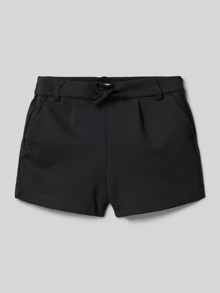 ONLY Regular fit bermuda met elastische band, model 'POPTRASH' Zwart - 1