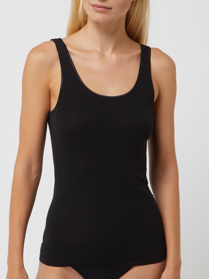 SCHIESSER Unterhemd aus Baumwolle Black 4
