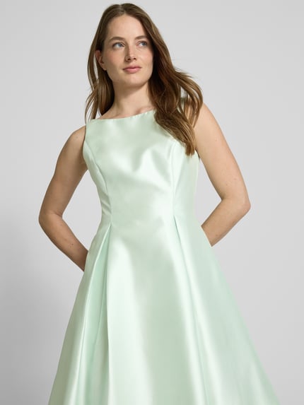 Adrianna Papell Cocktailkleid mit Kellerfalten Hellgruen 3