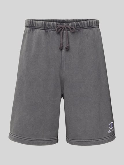 Champion Regular Fit Bermudas mit Label-Stitching Anthrazit 2