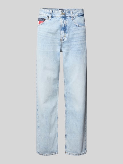 Tommy Jeans Straight Fit Jeans aus reiner Baumwolle Hellblau 2
