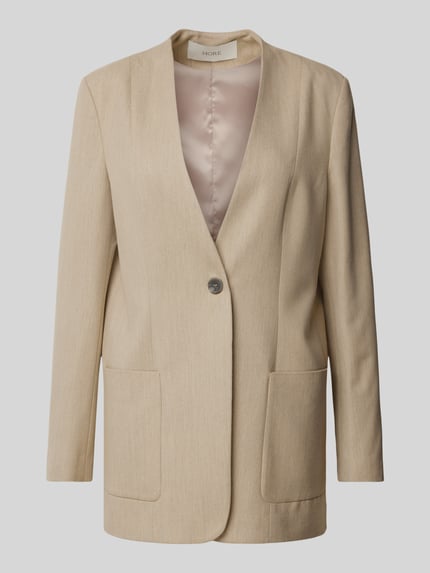 MORE Blazer met opgestikte zakken Zand - 2