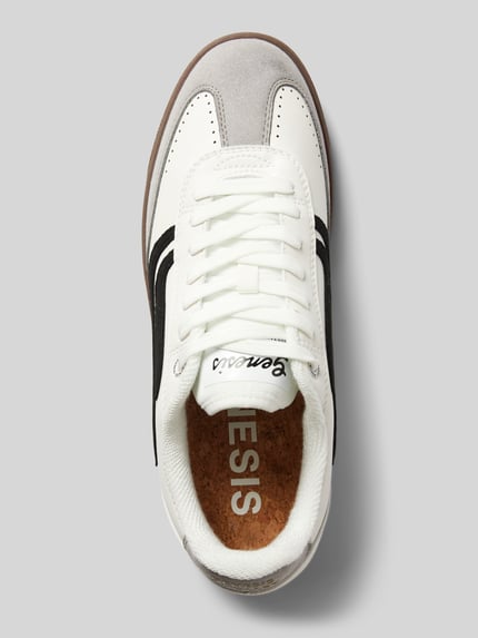 Genesis Sneakers met labelprint, model 'G-Volley Sugar Corn' Wit - 3