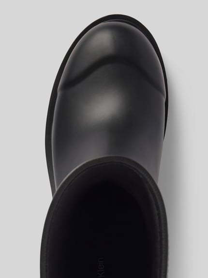 Calvin Klein Jeans Rubberen laarzen met labeldetail BLACK - 3
