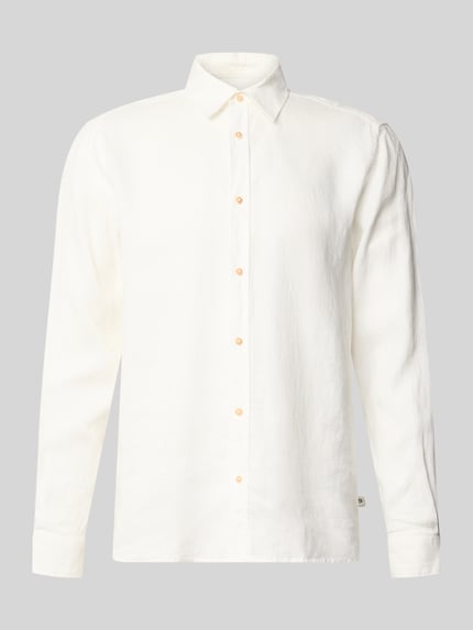 s.Oliver RED LABEL Regular Fit Freizeithemd aus reinem Leinen Weiss 2