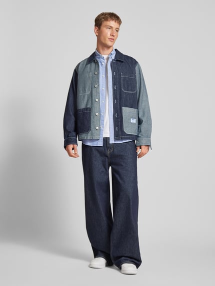 HUGO Blue Regular Fit Freizeithemd mit Button-Down-Kragen Modell 'Ebill' Bleu 1
