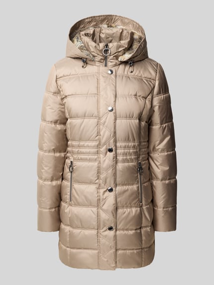 Betty Barclay Steppmantel mit Kapuze Modell 'LT SEPTEMBER' Beige 2