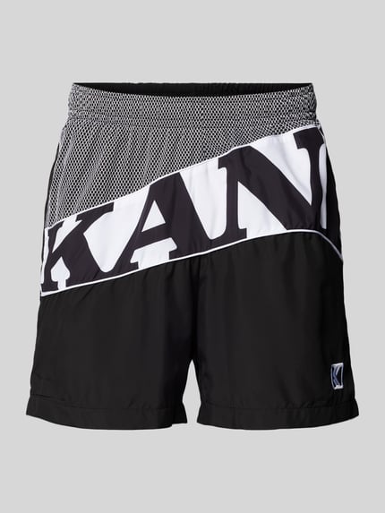 Karl Kani Regular Fit Shorts mit Label-Stitching Black 2
