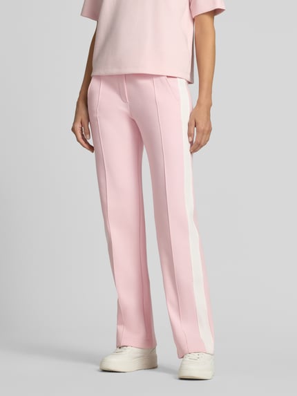 Marc Cain Straight Fit Hose mit Tunnelzug Rosa 4